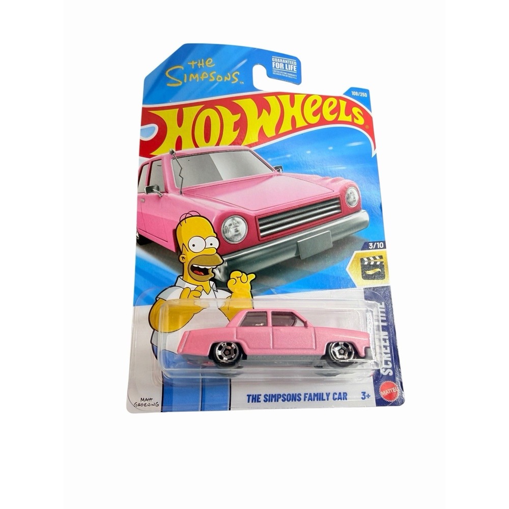 Hot Wheels - "The Simpsons" Family‎ Car Pink HW Screen Time 2026